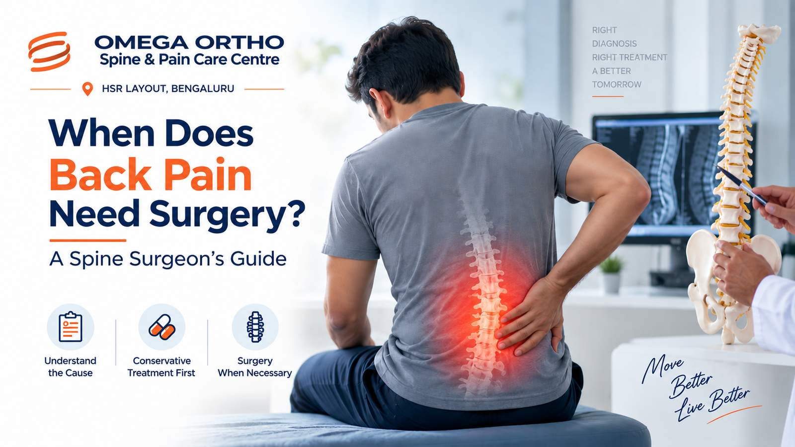 When Does Back Pain Need Surgery? A Spine Surgeon’s Guide